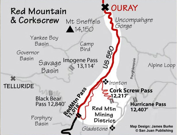 Corkscrew Map